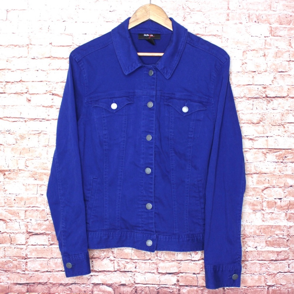 Style & Co | Indigo Denim Style Lightweight Jacket